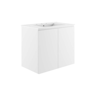 Modway Bryn 30" Wall-Mount Bathroom Vanity