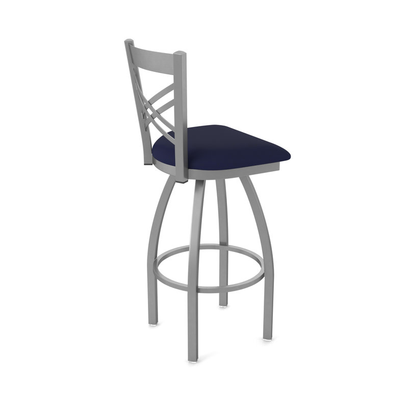 Tabouret pivotant 820 Catalina, Tabouret de bar (siège d'une hauteur de 30 po), Vinyle - crépuscule Canter, Acier Inoxydable