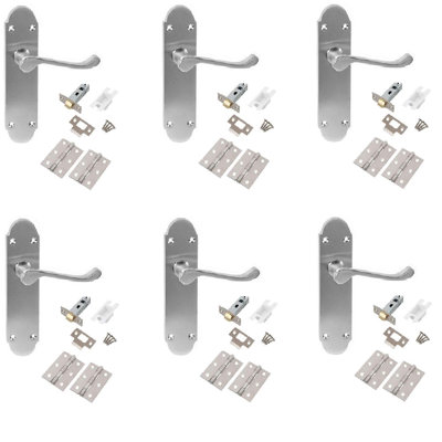Latch Handle with Backplate