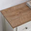 Commode 7 tiroirs pour le rangement - Commode beige avec intérieur spacieux et poignées faciles à organiser