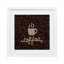 Motif grain de café, impression encadrée sous verre, design par Seven Trees Design-1910543898-1910543892