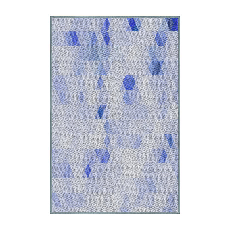 Geometric Indoor Rug, Rectangle 7' x 10'