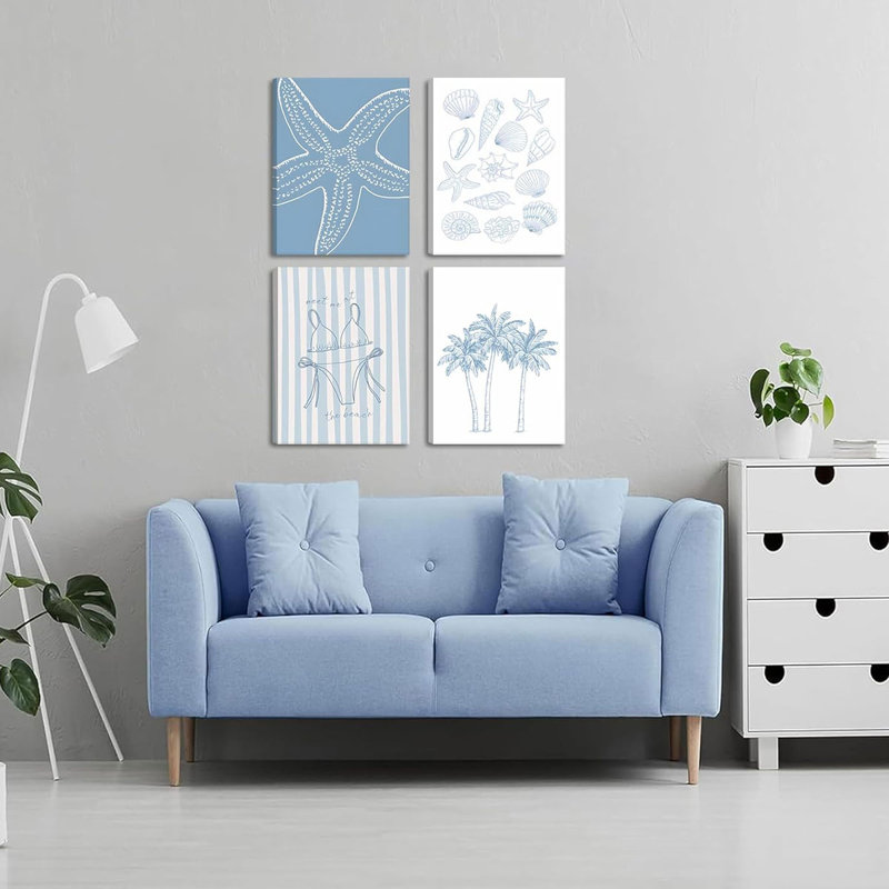4 Piece Wrapped Canvas Print