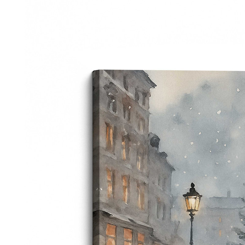 «Town Square Glow», reproduction d'art sur toile, H 24 po x l 36 po, Gallery Wrapped