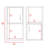 Oba 2-Pc Wall-Mounted Bathroom Medicine Cabinet With Open And Closed Storage-1377558611