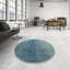 Tapis contemporain bleu ciel / vert mer-1669391224