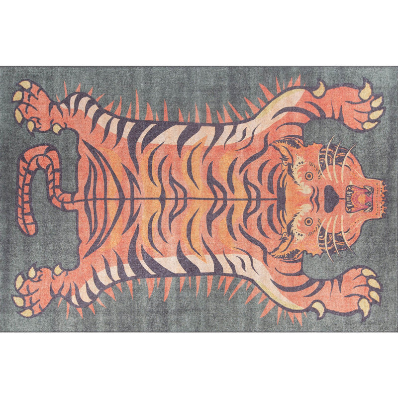 Luxurious Machine Washable Carpet, 100% Polyester, 7.5 x 10.8 Feet | Pile Height: 0.2 Inches, 1850 g/m² | Recycled Poly Cotton Underside, Easy Care, Perfect for Living Room & Bedroom, Soft & Durable Design