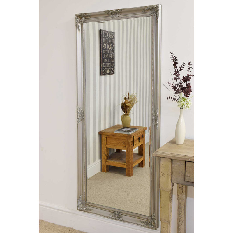 Chaudiere Flat Wall Mirror, 168 H x 76cm W x 5cm D, Silver