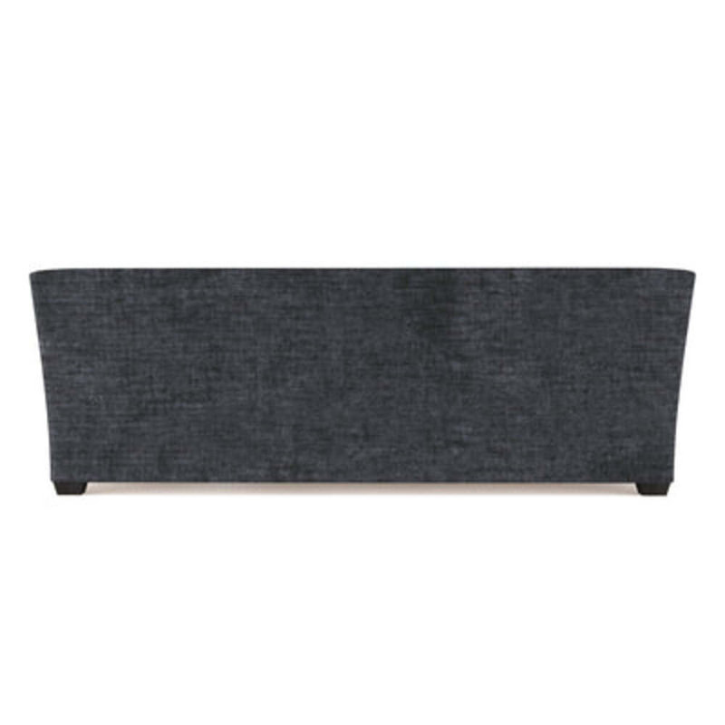 Rivington Flare Square Track-Arm Sofa, Box Weave Linen Graphite, 31" H x 96" W x 37" D, Weathered
