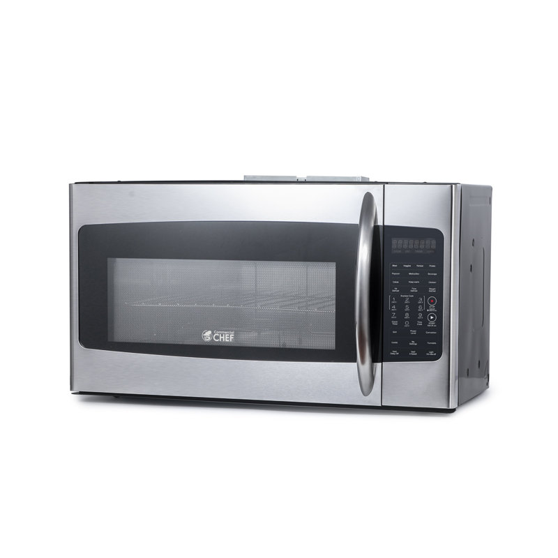Commercial Chef 1.7 Cu. Ft. Over-The-Range Convection Microwave Oven, 1000 Watt Microwave with 10 Power Levels