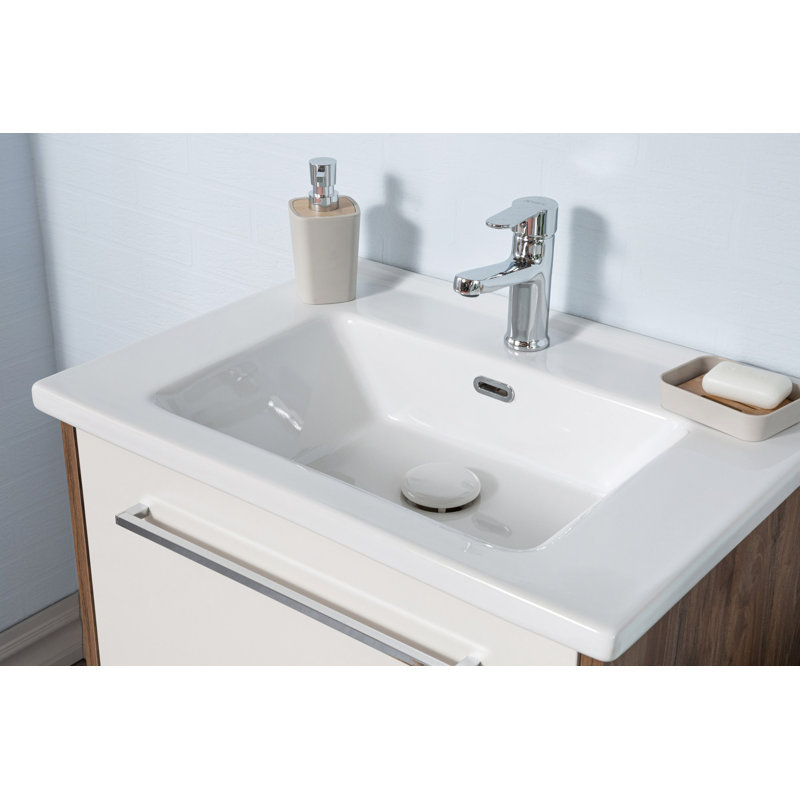 Meuble-lavabo mural simple l 25 po x P 17,1 po x H 22 po Pearsons