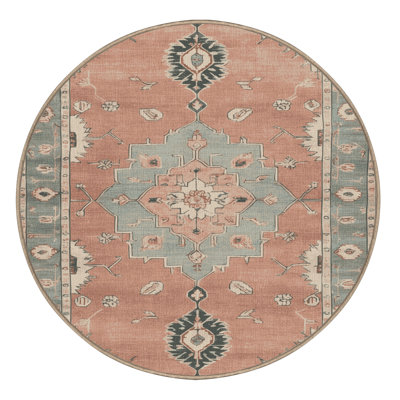 Tapis beige lavable à la machine Afyon