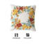 Coussin en duvet floral