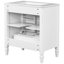 Meuble-lavabo de 60 po avec deux meubles-lavabos de 30 po, bois massif et construction, lavabo en céramique lisse, détails rétro, grand espace de rangement, lavabo double à fermeture en douceur, construction, tiroirs