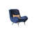 Mélange de polyester bleu