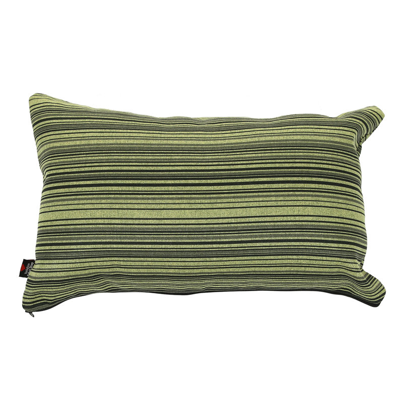 Aloysius Striped Rectangular Cushion, Teal