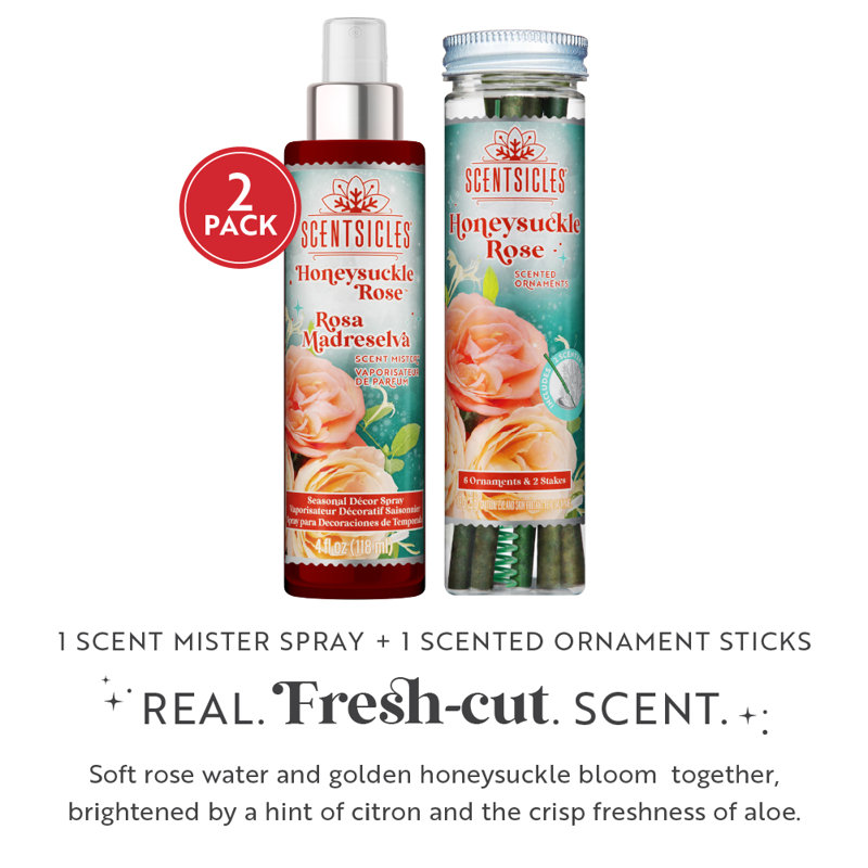 Scentsicles, 6pc Stick, 1 Honeysuckle Rose / Scent Mister 1 Honeysuckle Rose - 2 pack