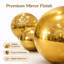 Boule miroir en PVC pour jardin