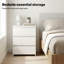 45cm W Manufactured Wood Bedside Table