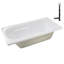 Baignoire de trempage en acrylique 60 po x 32 po, drain inclus-97545187