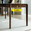 Bureau d'écriture simple et rétro en bois de noyer massif-792680097