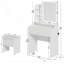 Ensemble de meuble-lavabo compact avec miroir intelligent à DEL et station de charge