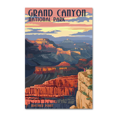 Publicité rétro sur toile Kadey «National Park 2»