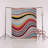Light-Toned Multi-Colored Wave Patterned Creative Modern Decorative Rug-31653370