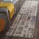 Tapis beige à motif géométrique Amrane