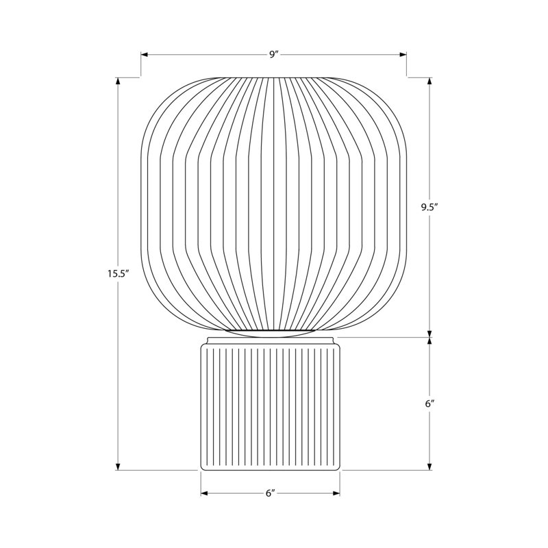 Lampe de table, 38 cm de hauteur, verre teinté doré, style contemporain, Doré
