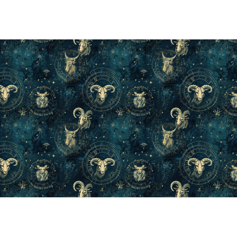 Zodiac Awesome Blue Polyester Comforter, King Comforter