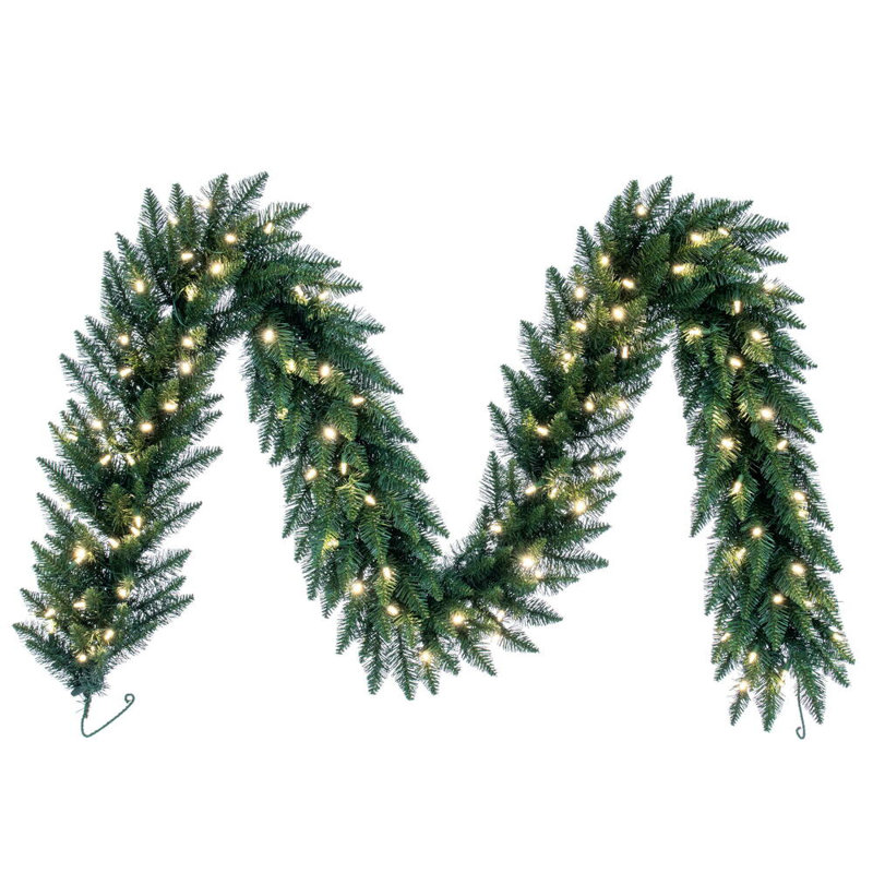 108'' in. Lighted Faux Mixed Assortment Garland