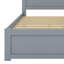 Lit plateforme avec tiroir et deux tablettes-708671743