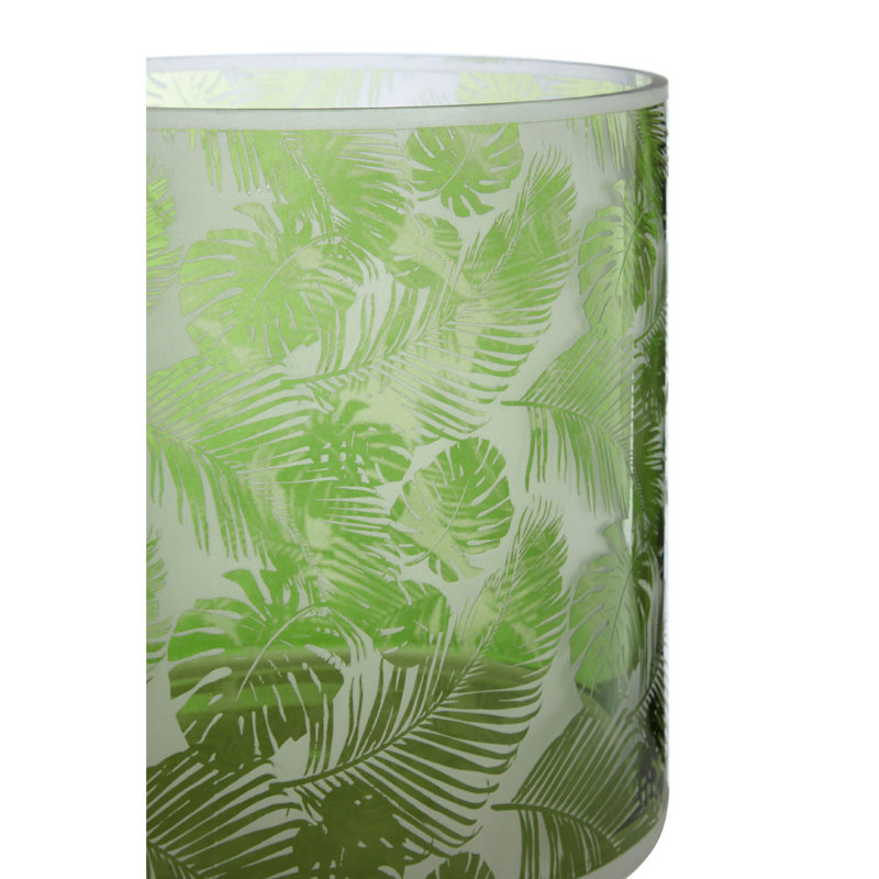 Glass Tabletop Hurricane, 29cm H x 29cm W x 29cm D