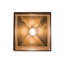 Luminaire suspendu rectangulaire 1 lumières lanterne Wynsum
