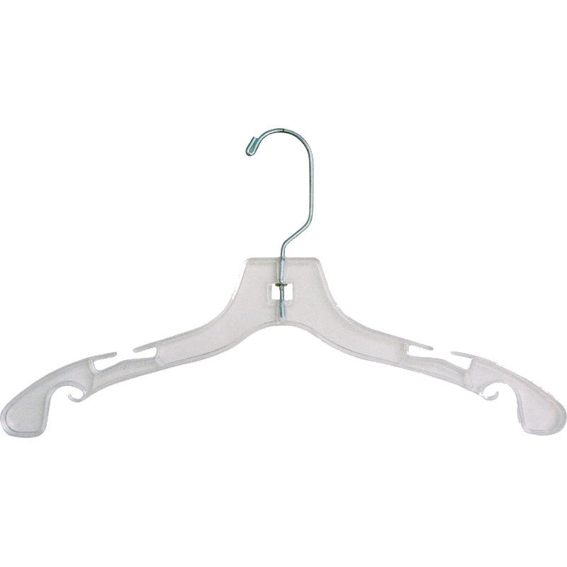 Cintre supérieur en plastique 12 po pour costume / manteau, 100