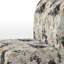 Rustic Victorian Brocade Victorian Motif - Chaise d'appoint de chalet rembourrée à motif floral-101858033