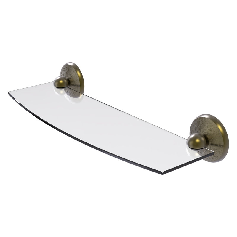 Tilney Bracket Shelf, Antique Brass, 18"