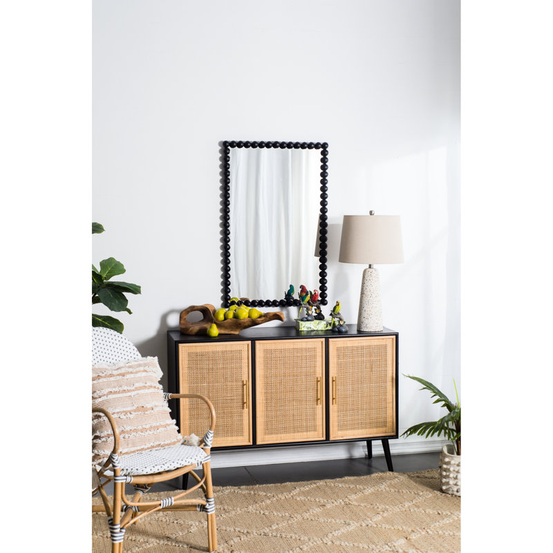 Le miroir noir de 24 po x 36 po transforme votre salon, votre chambre à coucher et votre entrée 24 x 36 po