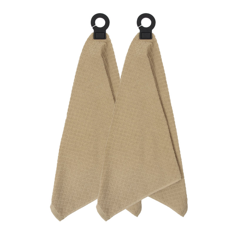 Ritz Cotton Waffle Tea Towel Kitchen Towel, Beige