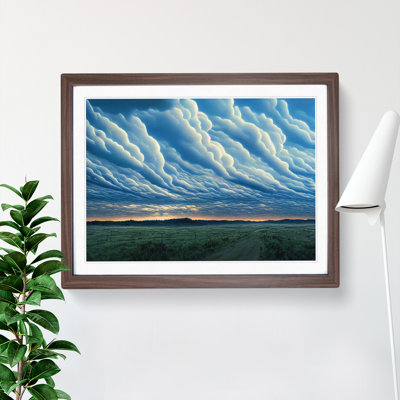 Euphoric Cloudy Sky - Framed Print