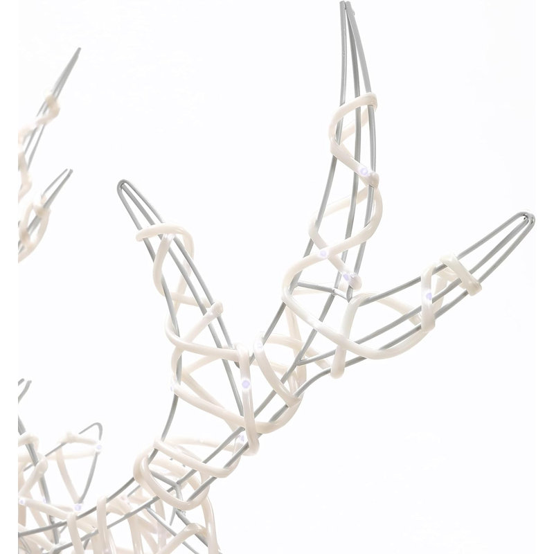 Cerf de Noël illuminé