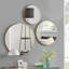 Mikell Round Metal Framed Wall Mounted Accent Mirror-63220754-63220757