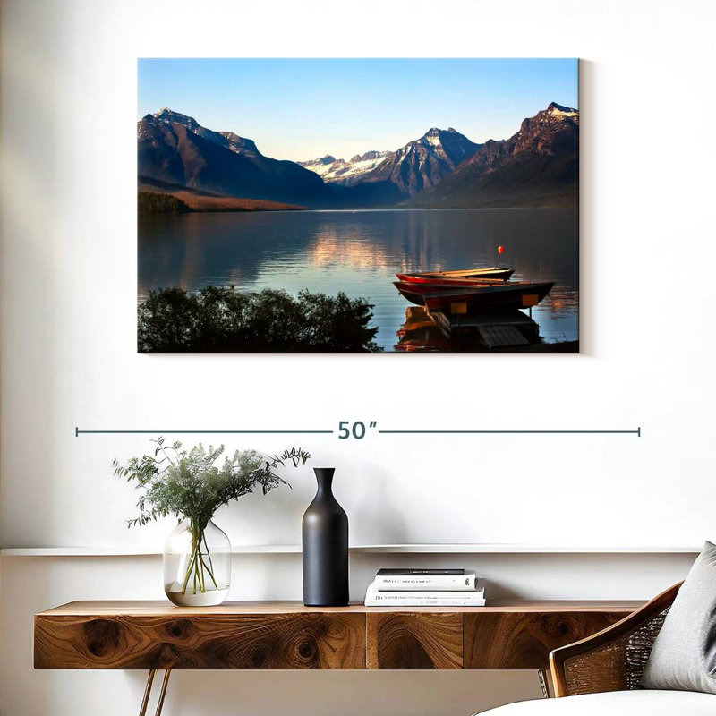 Bateaux Alvord Lake Mcdonald, H 26 po x l 39 po