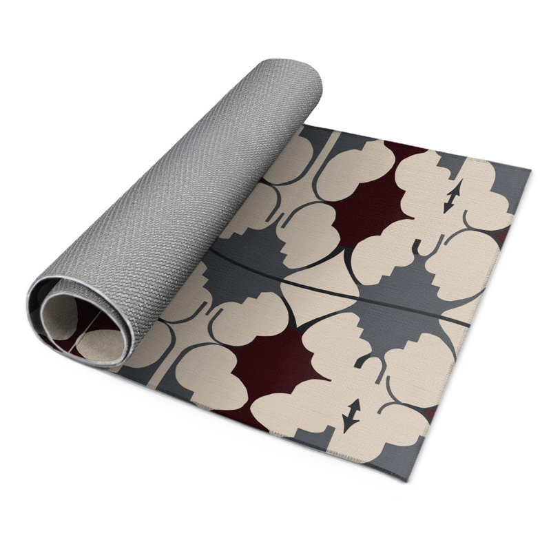 Meticulous Curve Indoor And Outdoor Area Rug, Rectangle 3' x 5'