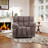 42.91" Wide Chenille Upholstered Power Lift Assist Recliner With 8-Point Massage, Lumbar Heat, USB & Type-C Charging(Set Of 2)-459697803