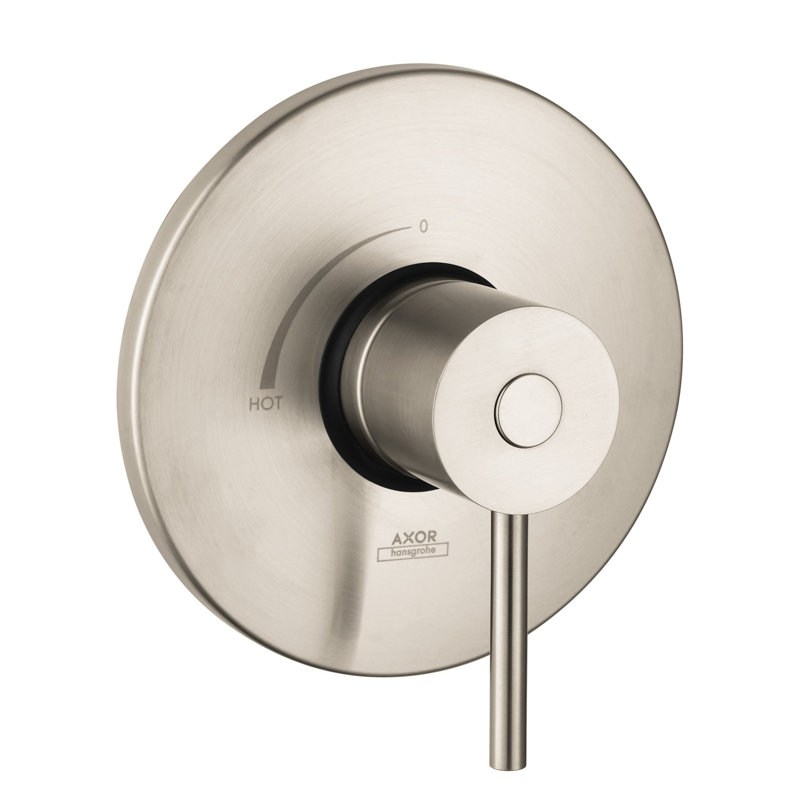 Uno Pressure Balance Faucet Trim with Lever Handle, Brushed Nickel