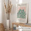 Abstrait matisse découpé en vert et rose, reproduction d'art moderne sans cadre Mid-Century-265131301