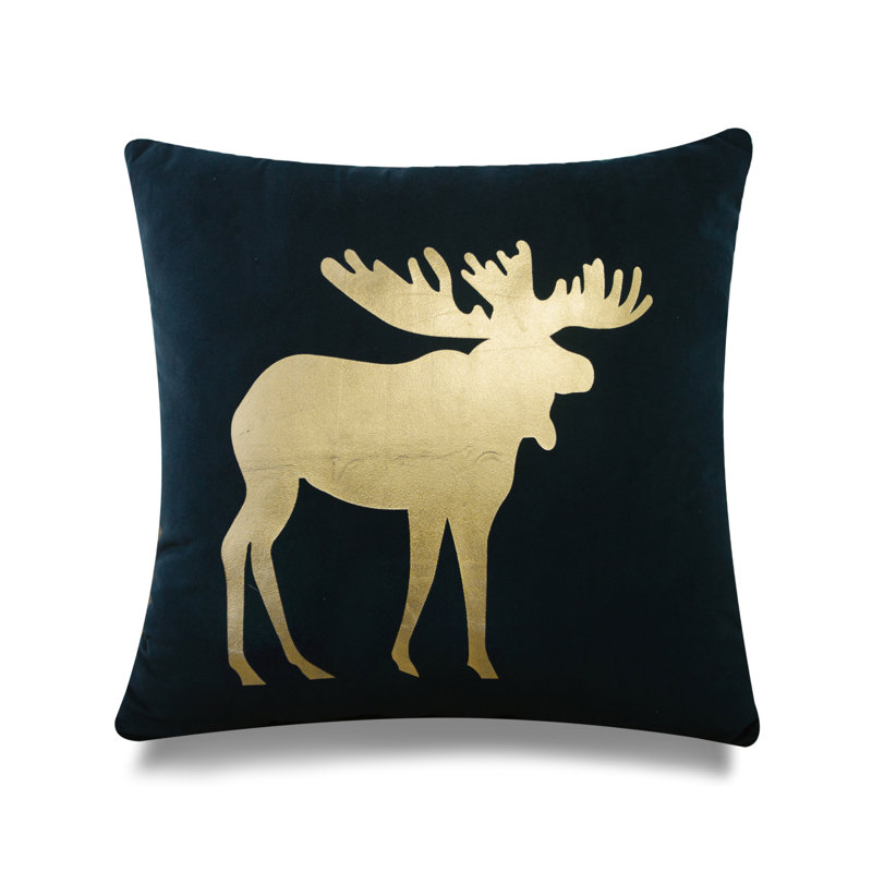 Housse de coussin carrée, Or, Housse de coussin seulement - sans coussin