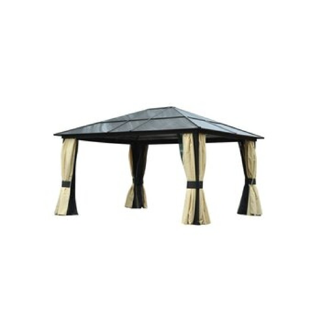 450 cm x 350 cm Pavillon Pearl aus Aluminium